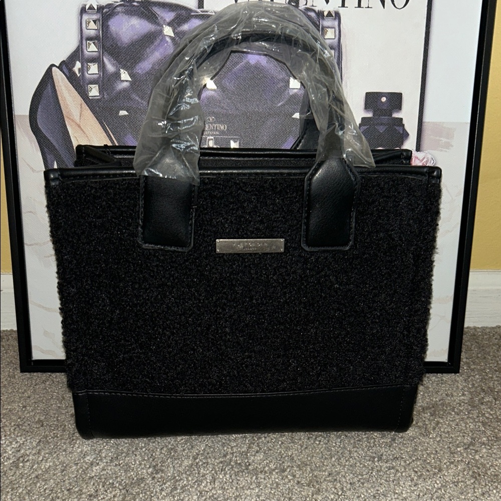 Kurt Geiger Black Textured Tote